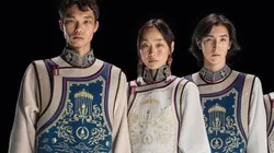 Uniforme da Mongólia para as Olimpíadas de Paris chamaram a atenção na web - Foto: Instagram @Michel&Amazonka