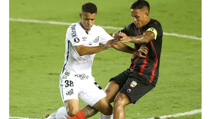 Sandry em partida pelo Santos