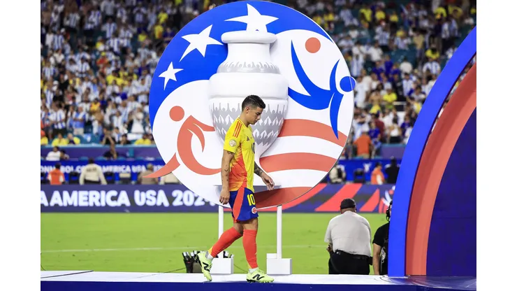 James Rodriguez sentiu derrota na Copa América. (Foto de Buda Mendes/Getty Images)