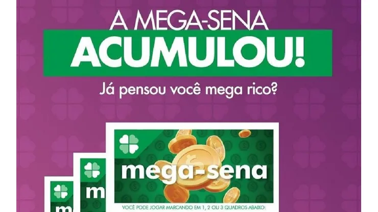 Mega Sena acumulou de novo e prêmio vai a 40 milhões de reais