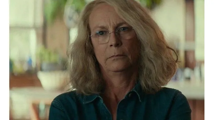 Jamie Lee Curtis em cena de Halloween, de 2018