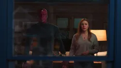 Paul Bettany e Elizabeth Olsen em cena do episódio final de "WandaVision"