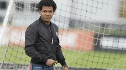 Romarinho brincou com a eliminação do Palmeiras. Daniel Augusto Jr/Ag. Corinthians