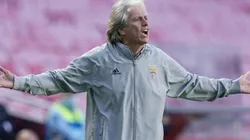 Jorge Jesus é questionado no Benfica — Foto: Getty Images