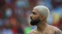 Gabigol comemorando gol — Foto: Getty Images