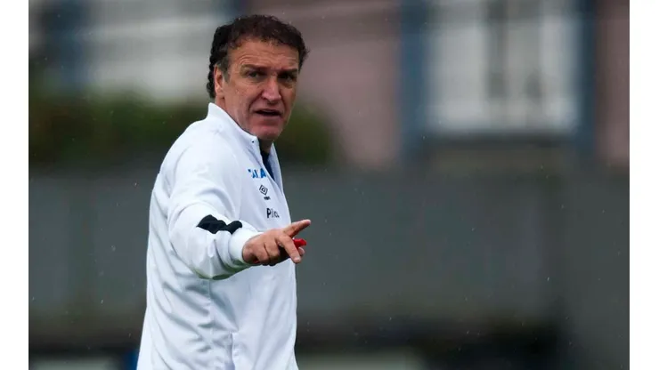 Cuca faz grande trabalho no Peixe — Foto: Ivan Storti/Santos FC