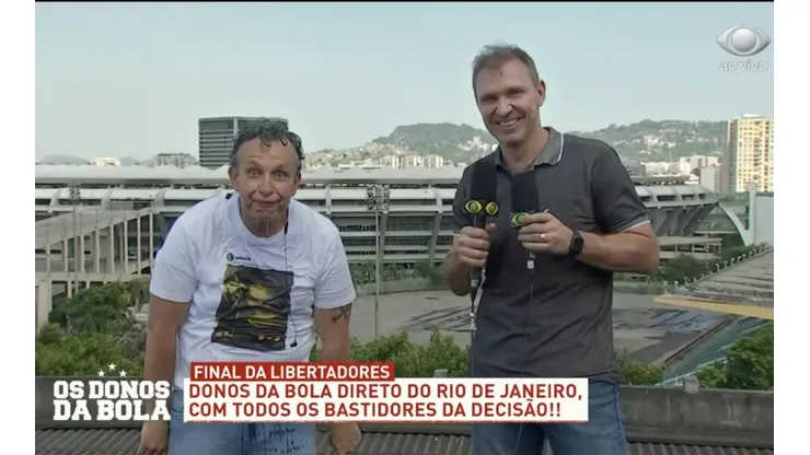 Neto levou torcedores à loucura durante cobertura de Palmeiras x Santos