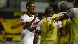 Bruno Henrique comemora vitória contra o Sport