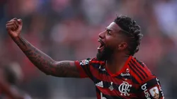 Rodinei comemorando o título da Libertadores — Foto: Getty Images