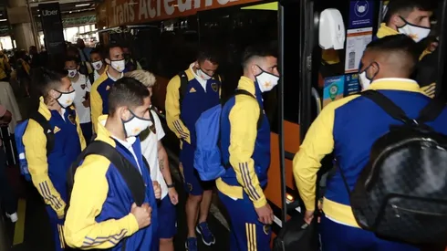 Libertadores | Boca Juniors chega ao Brasil e torcedores recepcionam o elenco no aeroporto
