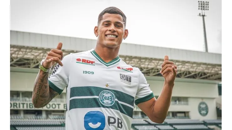 Maílton será desfalque. Foto: Coritiba/Divulgação
