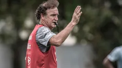 Cuca está com moral no Peixão — Foto: Ivan Storti/Santos FC
