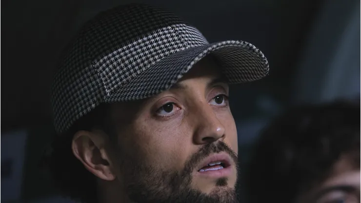 Felipe Anderson, novo reforço do Verdão, durante partida no Allianz Parque.