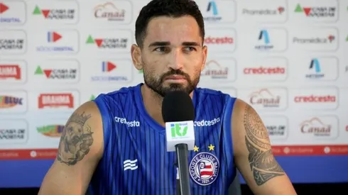 Gilberto pode deixar o Tricolor. Felipe Oliveira / EC Bahia / Divulgação