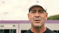 Flávio chegou ao Corinthians há poucos dias - Foto: Reprodução/Corinthians TV.