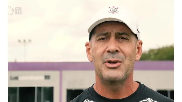 Flávio chegou ao Corinthians há poucos dias - Foto: Reprodução/Corinthians TV.