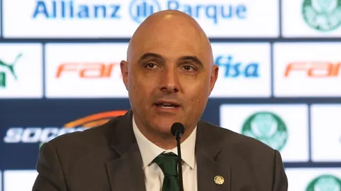 Presidente também está pressionado — (Foto: Cesar Greco/Palmeiras)