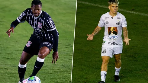 Corinthians x Santos pela 14ª rodada do Campeonato Brasileiro Série A - (Getty Images)