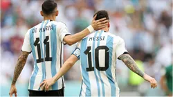 Foto: Catherine Ivill/Getty Images - Di María e Messi