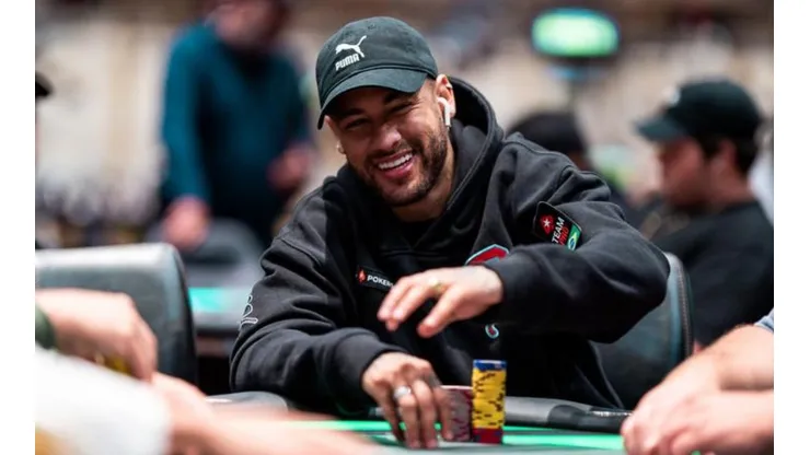 Neymar jogou um torneio da WSOP e se divertiu muito (Foto: Seth Haussler/PokerNews)