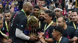 Franca é campeão do NBB pela primeira vez — Foto: Divulgação CBV