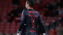 Maxi Franzoi/AGIF/ "Uma aberração"; torcedores do Flamengo se irritam com Diego Alves no gol e pedem saída do goleiro.