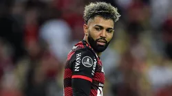 Gabigol com a camisa do Flamengo (Foto: Thiago Ribeiro/AGIF)