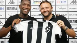 Foto: Vitor Silva/Botafogo/Divulgação - Patrick de Paula e Mazzuco: dirigente abriu o jogo sobre planos do Clube para o volante