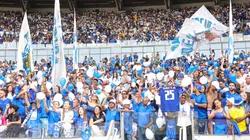 Torcida do Cruzeiro no Mineirão. Foto: Gilson Lobo/AGIF