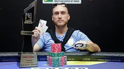 Francisco Benítez o "Tomatee" do online foi o campeão do BSOP RJ (Foto: Luis Bertazini/BSOP)