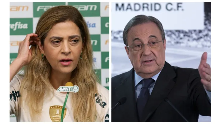 Fotos: Fábio Menotti/Palmeiras e Gonzalo Arroyo Moreno/Getty Images - Leila Pereira assegura que Palmeiras vai segurar Danilo, alvo de Florentino Pérez