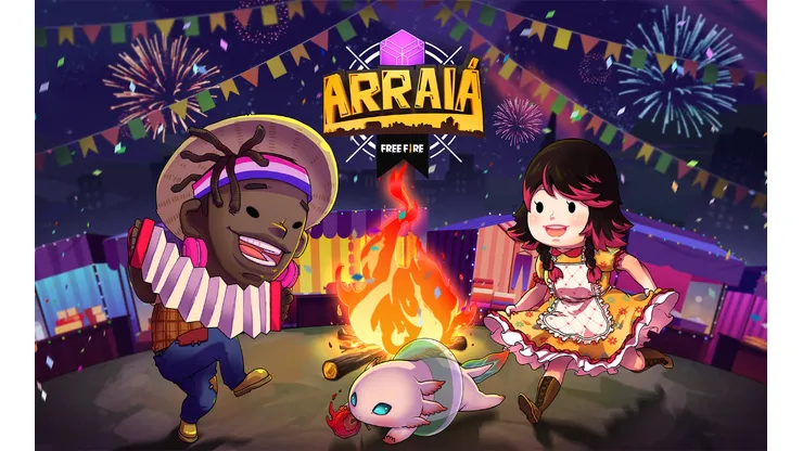 Arraiá Free Fire dará o novo pet Samalandra de graça