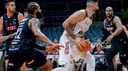 Flamengo venceu o Franca e segue vivo na disputa pelo título do NBB (Foto: Marcelo Cortes / Flamengo)