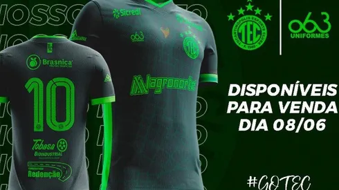 Foto: Reprodução Twitter oficial @tocantinopolis_ – Nova camisa em homenagem ao Athletico.