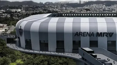 Foto: Twitter Arena MRV - Projeção de como deve ficar nova casa do Galo.