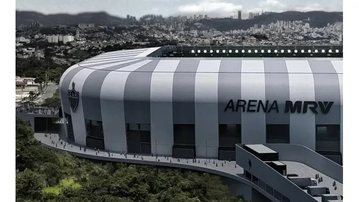 Foto: Twitter Arena MRV - Projeção de como deve ficar nova casa do Galo.