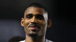 SP - SANTOS - 01/07/2024 - BRASILEIRO B 2024, SANTOS X CHAPECOENSE - Joaquim jogador do Santos durante aquecimento antes da partida contra o Chapecoense no estadio Vila Belmiro pelo campeonato Brasileiro B 2024.