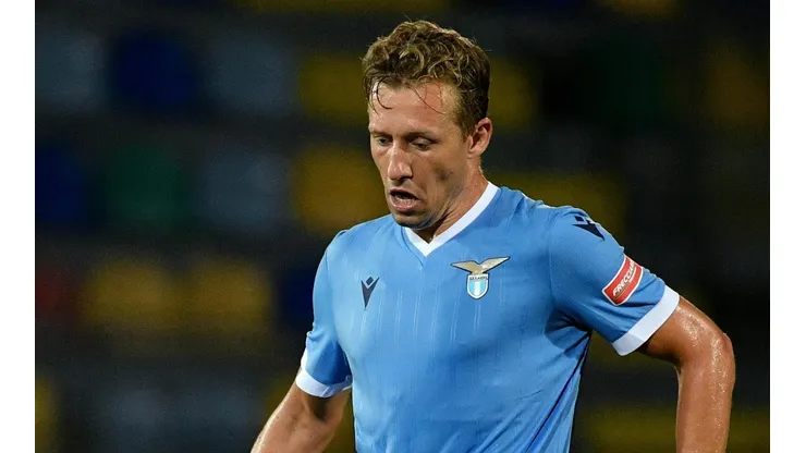 Foto: Marco Rosi - SS Lazio/Getty Images/Itália - Lucas Leiva: volante já revelou o desejo de retornar ao Grêmio
