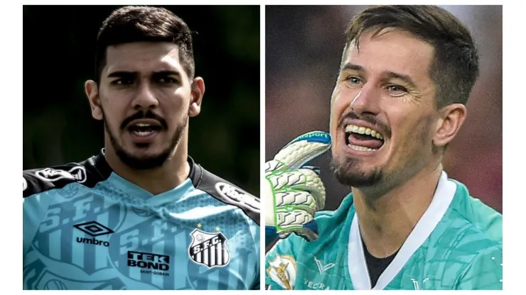 Fotos: Ivan Storti/SFC e Thiago Ribeiro/AGIF - João Paulo tem multa 4x maior que Tadeu, no Goiás