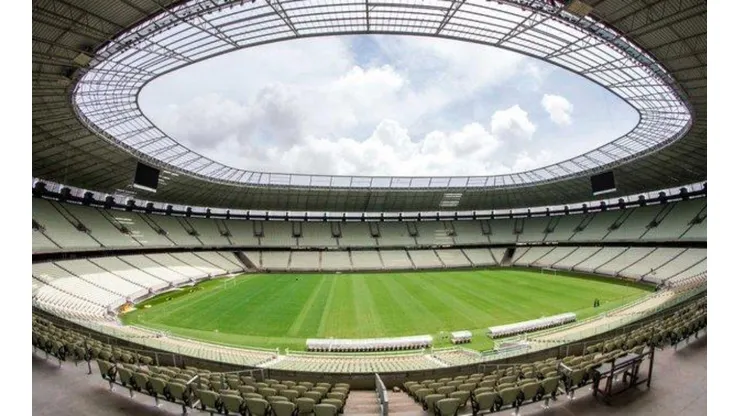Fortaleza x Ceará: Arena Castelão é o palco do Clássico-Rei (Foto: Reprodução twitter Arena Castelão)