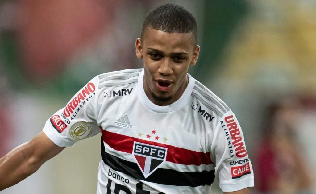 Brenner atuando nos tempos de SPFC. Foto: Jorge Rodrigues/AGIF