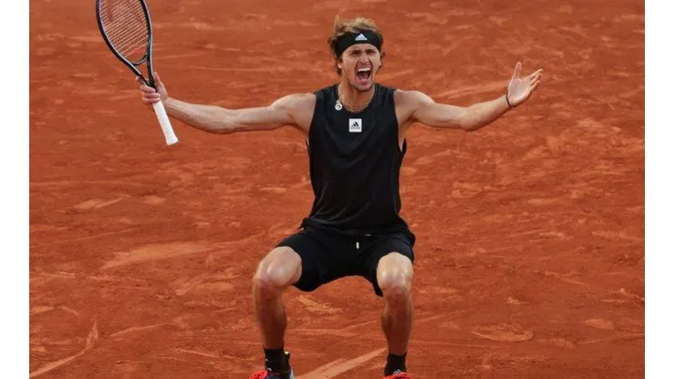Alexander Zverev em Roland Garros - Getty Images