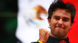 Mark Thompson/Getty Images - Perez emocionado com a vitória em Monaco