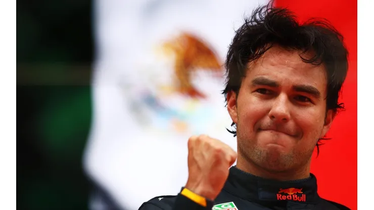 Mark Thompson/Getty Images - Perez emocionado com a vitória em Monaco