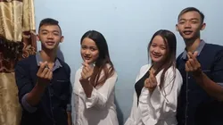 Gêmeos são casados com gêmeas. Foto: Reprodução/Instagram @nurhaeni346