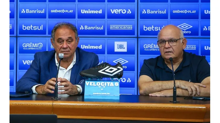 Foto: Lucas Uebel/Grêmio/Divulgação - O presidente se manifestou sobre o futuro do VP no Tricolor