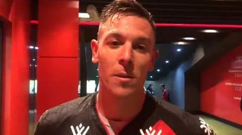 Foto: Reprodução Atlético-GO/Twitter | Diego Churín marca diante do Inter e quebra jejum