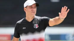 Site oficial do time: Rafael Melo/Site Oficial Santa Cruz - Sergipe promete ir a justiça por causa de pênalti e gol marcado por atacante de Martelotte
