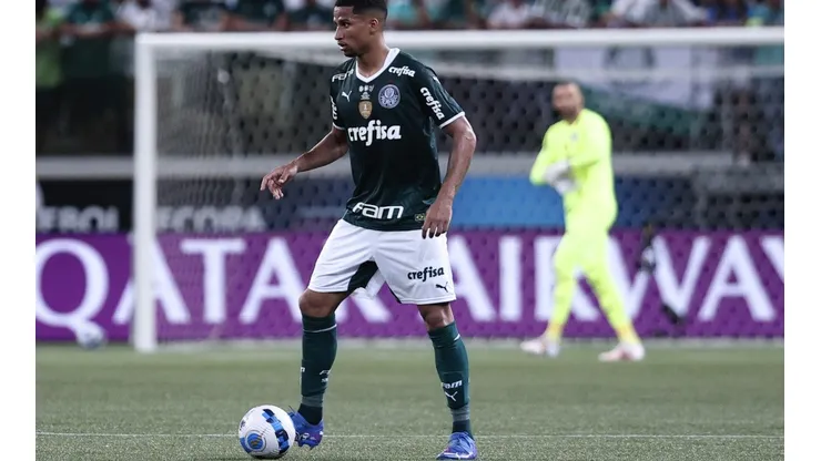 Murilo em ação com a camisa do Palmeiras (Foto: Ettore Chiereguini/AGIF)