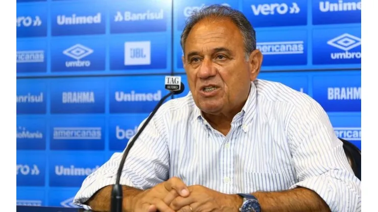 Denis Abrahão, o homem forte do futebol do Grêmio (Foto: Lucas Uebel/Grêmio_